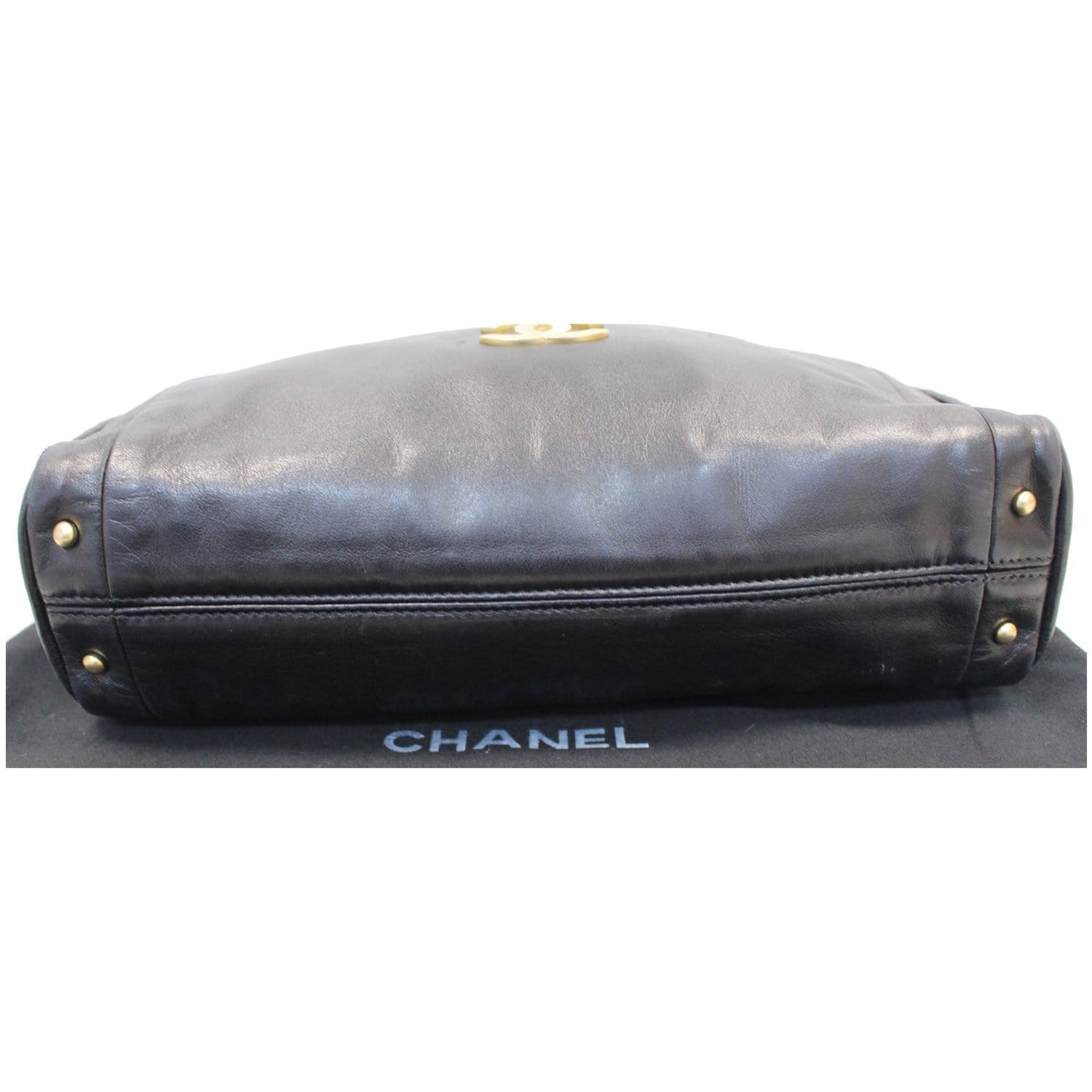 CHANEL CC Classic Small Lambskin Shoulder Bag Black