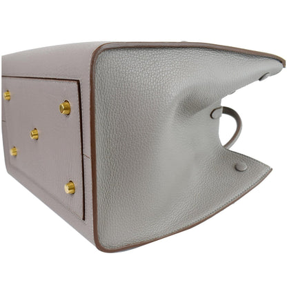 CELINE Tie Knot Mini Leather Tote Bag Grey