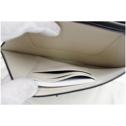 CELINE Grained Leather Strap Clutch Bag Black - Final Sale