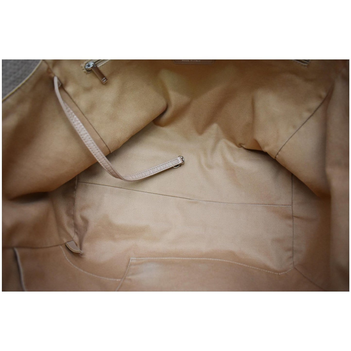 CHANEL Deauville Large Canvas Tote Bag Beige