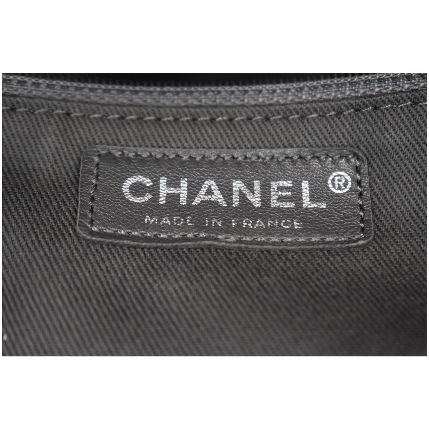 CHANEL Sharpei Large Lambskin Leather Tote Bag White