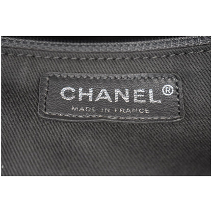 CHANEL Sharpei Large Lambskin Leather Tote Bag White
