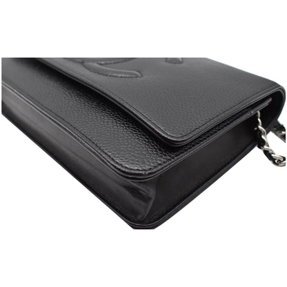 CHANEL Timeless CC WOC Caviar Leather Crossbody Bag Black