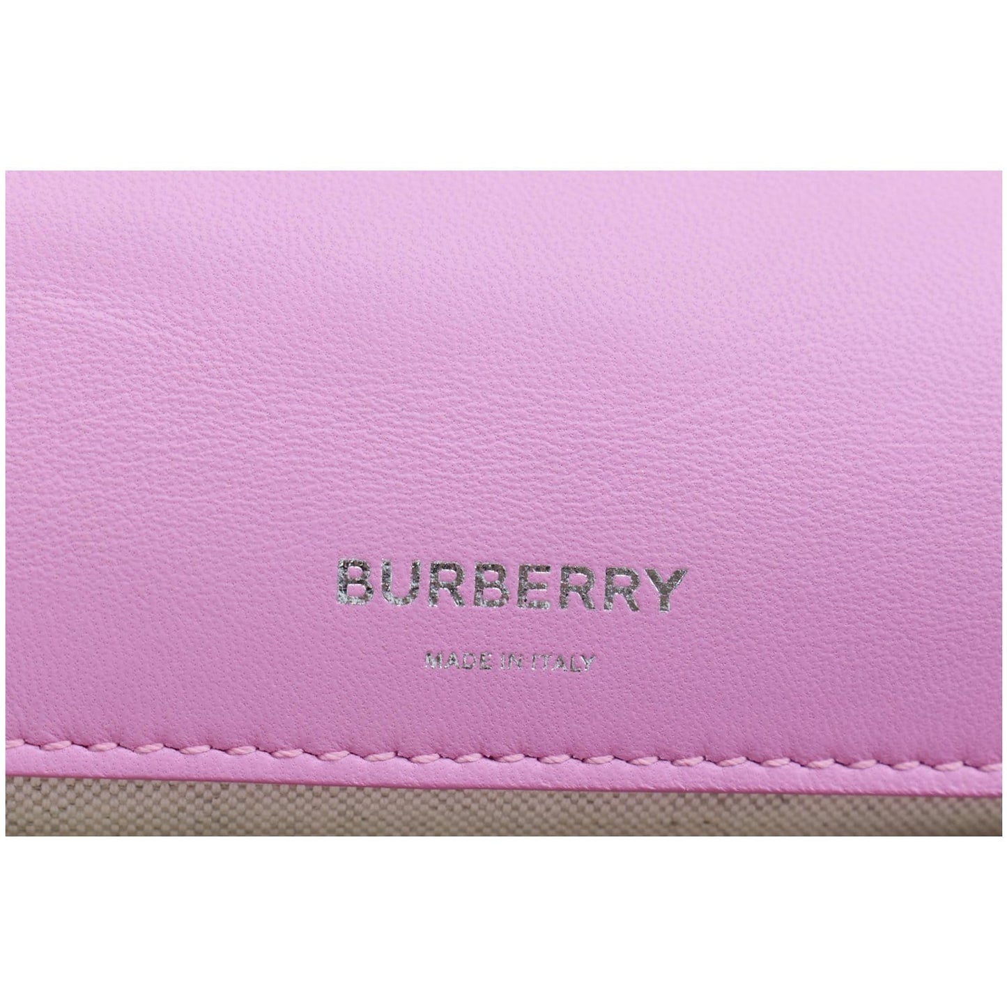 BURBERRY Small Lola Quilted Lambskin Crossbody Bag Primrose Pink