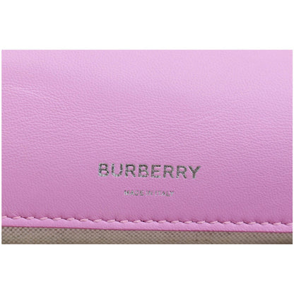 BURBERRY Small Lola Quilted Lambskin Crossbody Bag Primrose Pink