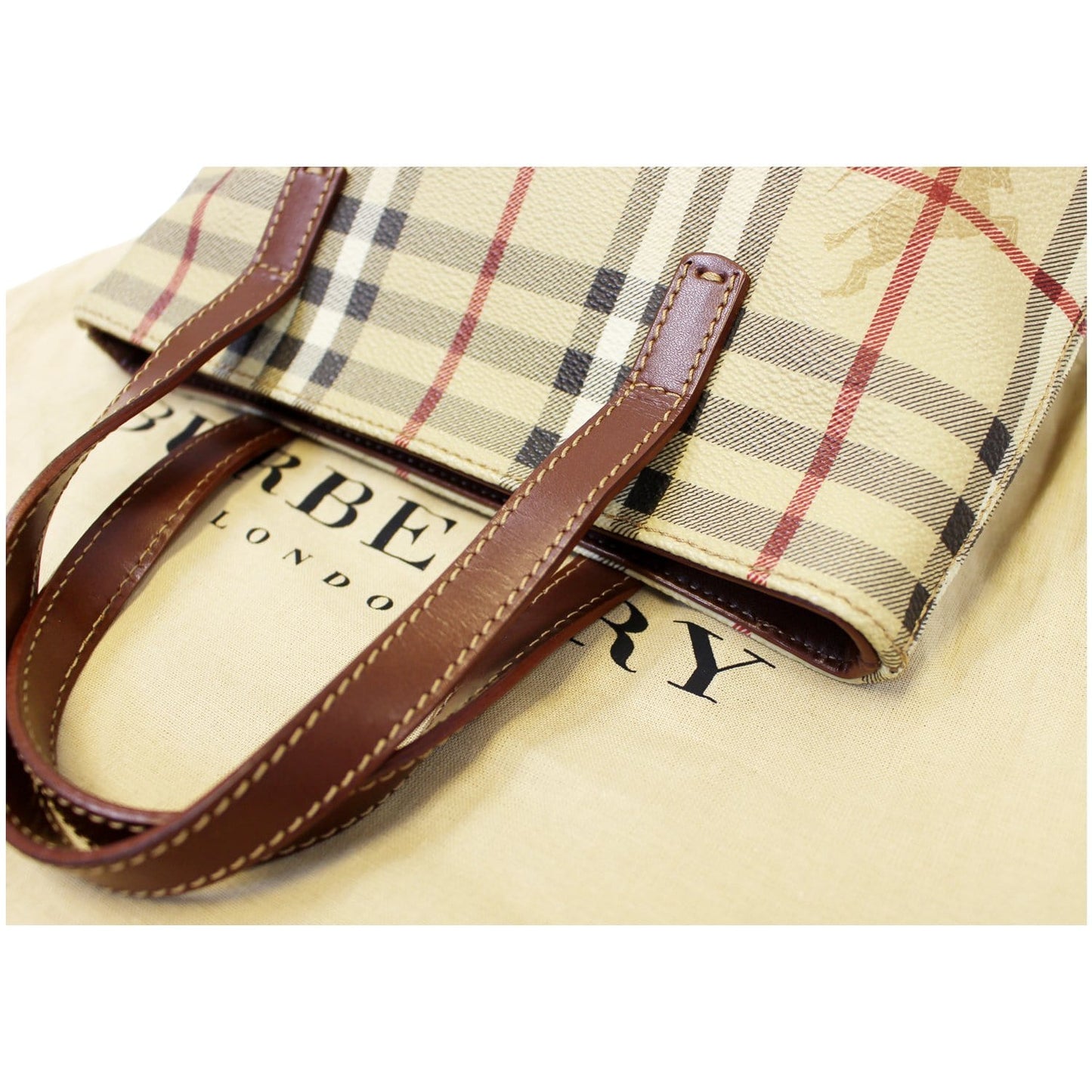 BURBERRY Nova Check Tote Bag