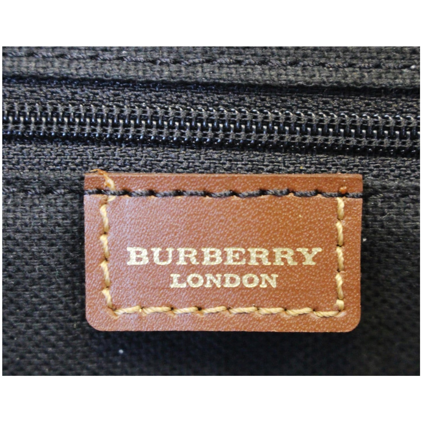 BURBERRY Haymarket Check Canvas Tote Bag Multicolor