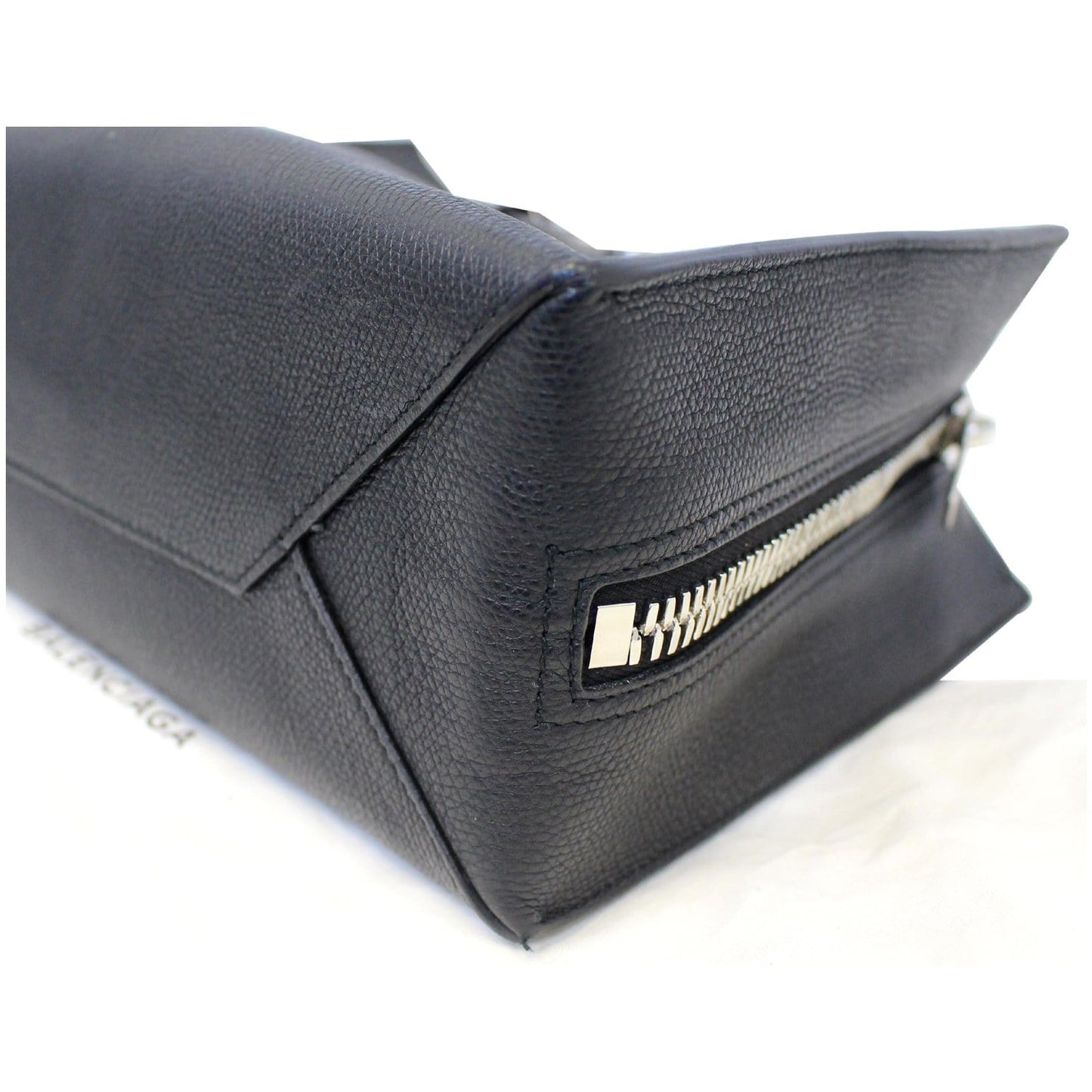 BALENCIAGA Papier A6 Calfskin Zip Around Shoulder Bag Black - 20% OFF