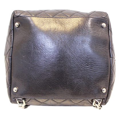 CHANEL Beijing 2 in 1 Black Quilted Leather Backpack Bag
