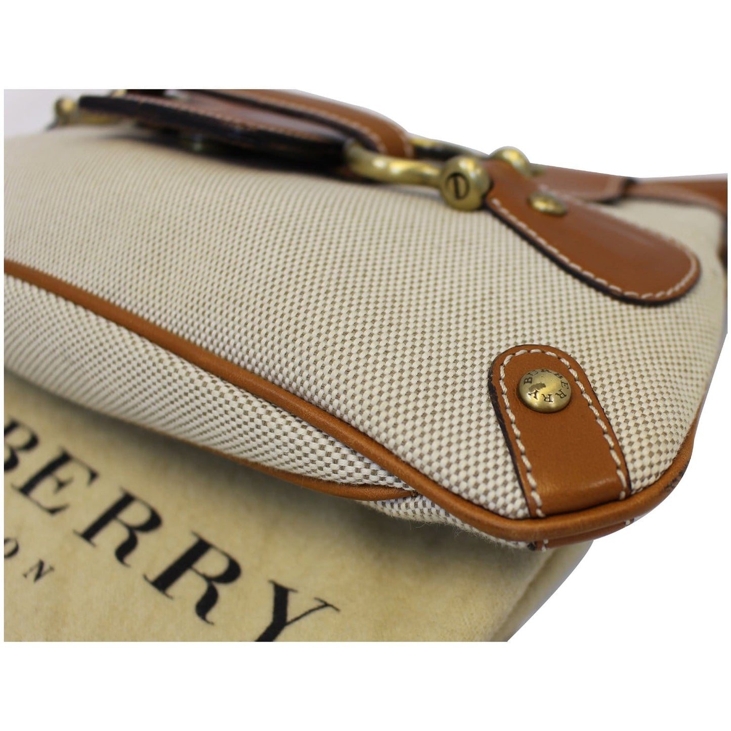 BURBERRY Old Flap Shoulder Bag Brown