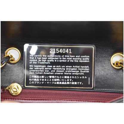 CHANEL Diana Flap Bag Quilted Leather Shoulder Bag Black