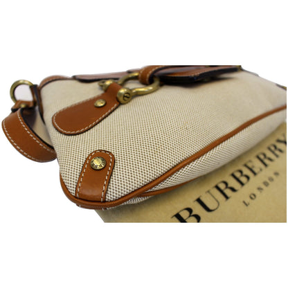 BURBERRY Old Flap Shoulder Bag Brown