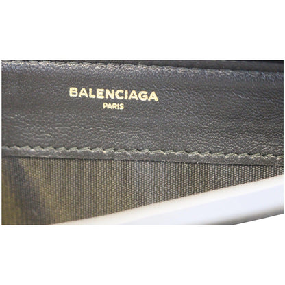 BALENCIAGA Continental Zip Around Leather Wallet Black - Last Call