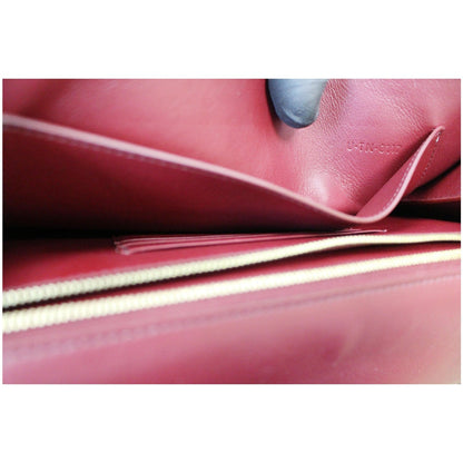 CELINE Trotteur Large Flap Multifunction Smooth Leather Wallet Black