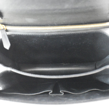 CELINE Classic Box Medium Calfskin Leather Crossbody Bag Black