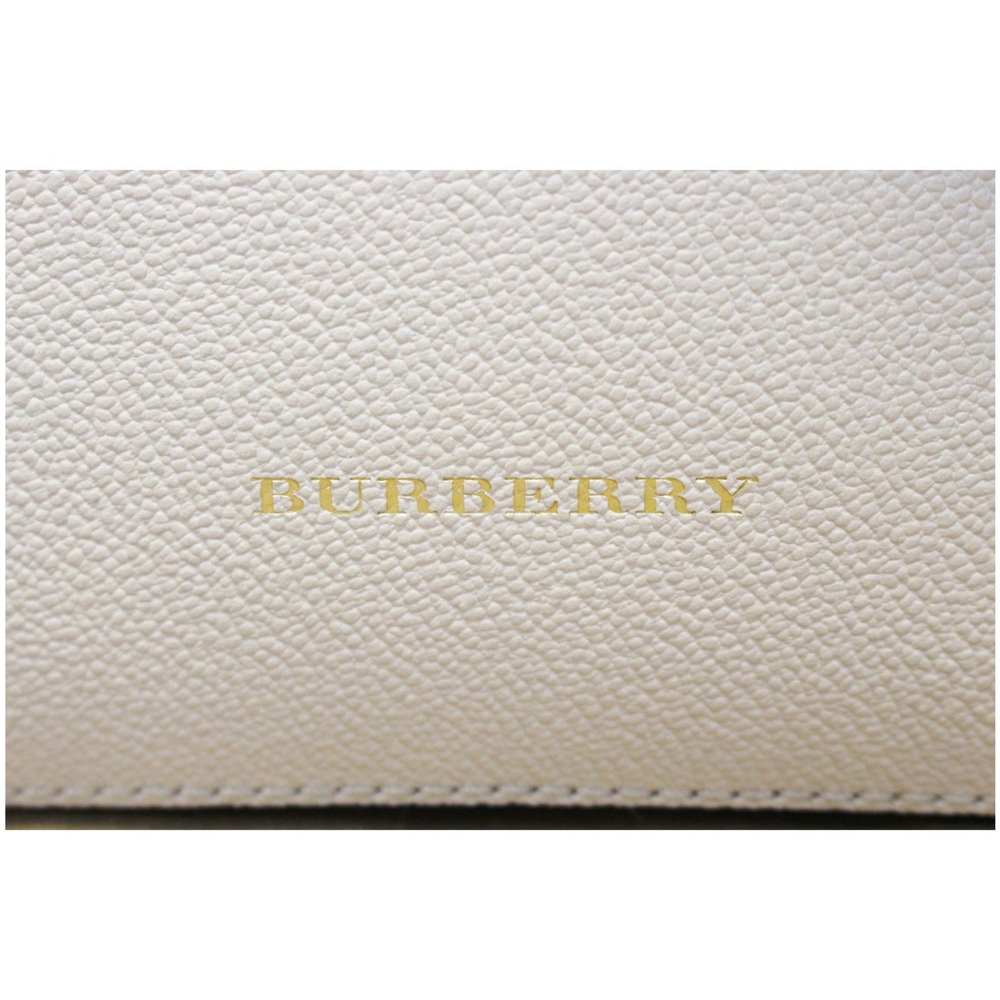 BURBERRY Helmsley House Check Grained Leather Crossbody Bag