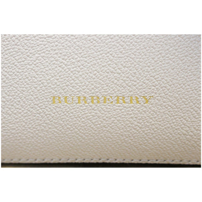BURBERRY Helmsley House Check Grained Leather Crossbody Bag