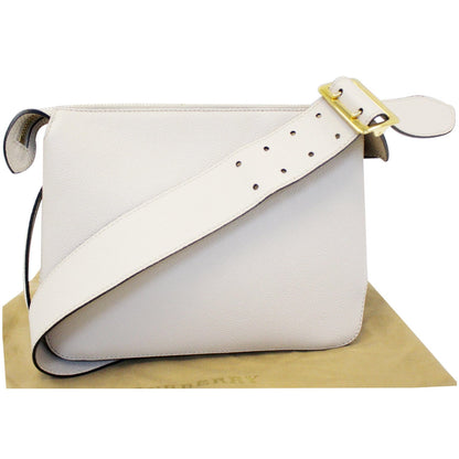 BURBERRY Helmsley House Check Grained Leather Crossbody Bag