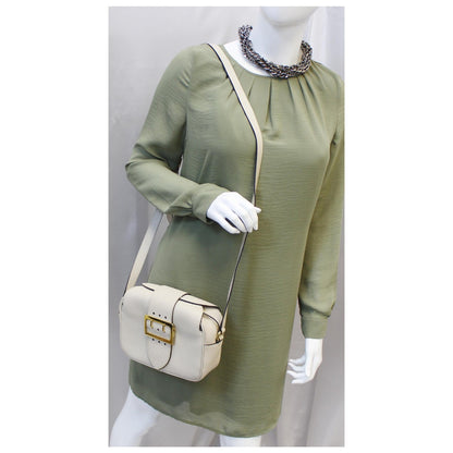 BURBERRY Small Buckle Crossbody Bag Limestone