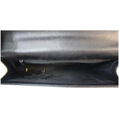 CHANEL Boy Large Flap Lambskin Leather Wallet Black