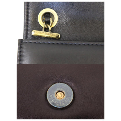 CHANEL Boy Brick Flap Black Leather Shoulder Bag