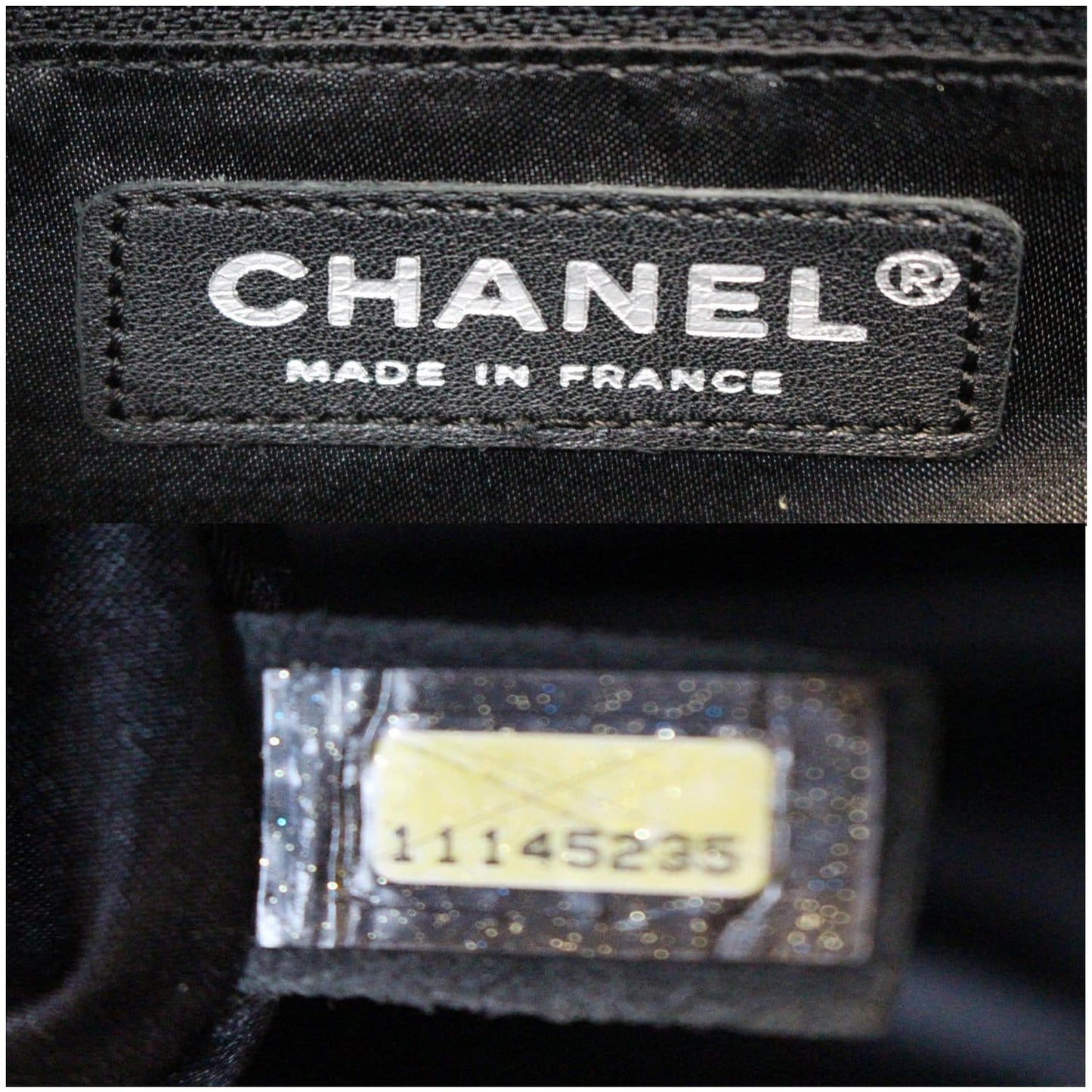 CHANEL Calfskin Perforated 50's Bowler Bag Black