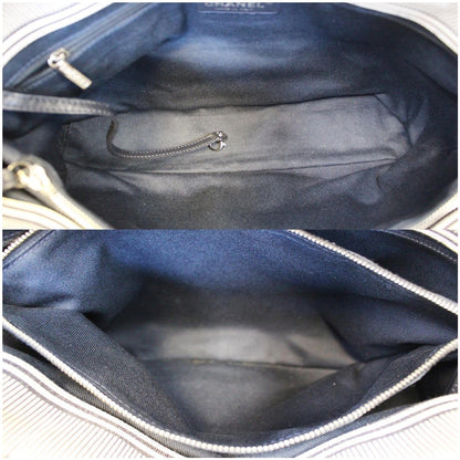 CHANEL CC Shopping Large Tote Shoulder Bag Denim
