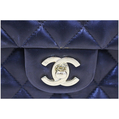 CHANEL Classic Jumbo Quilted Lambskin Leather Double Flap Shoulder Bag