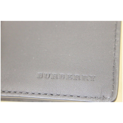 BURBERRY London Check and Leather Continental Wallet