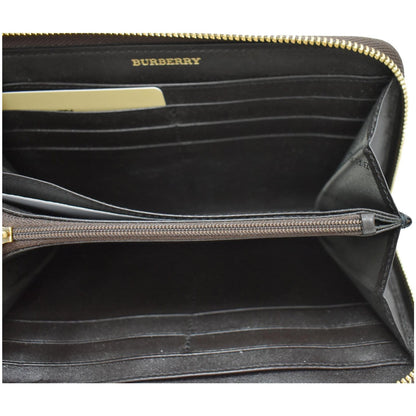 BURBERRY Haymarket check Zippy Wallet Multicolor