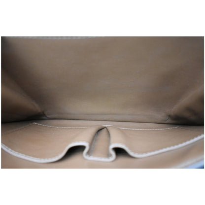 CELINE Classic Box Medium Calfskin Leather Crossbody Bag Brown
