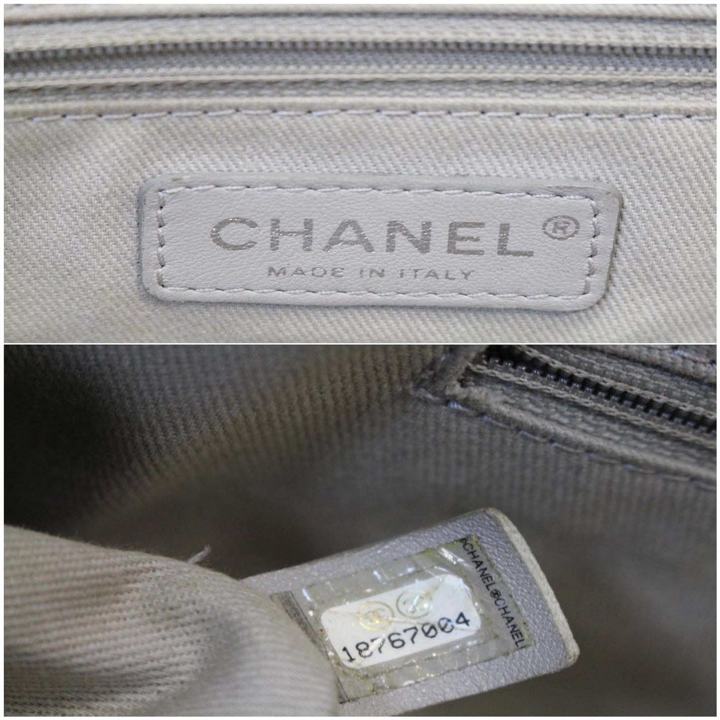 CHANEL Medium Flap Caviar Leather Shoulder Bag Black
