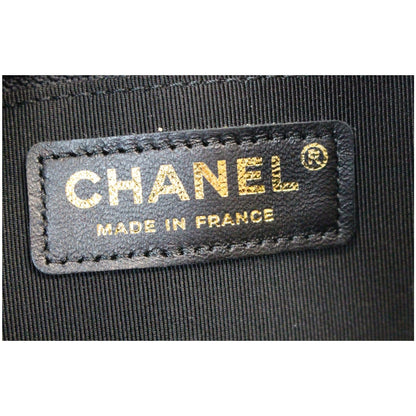 CHANEL Large CC Zip Chain Lambskin Leather Wristlet Clutch Black - 20% OFF