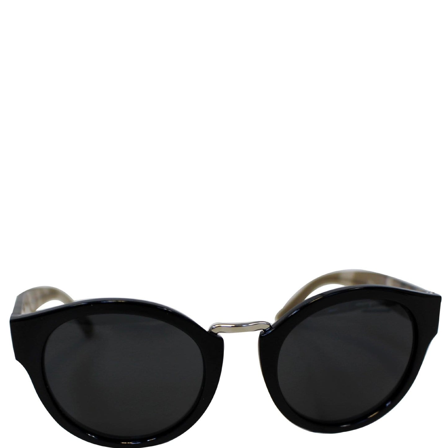BURBERRY Round Striped Sunglasses 4227 Grey