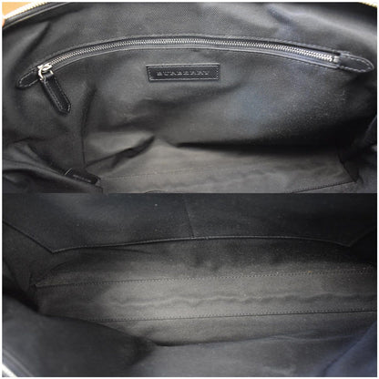 BURBERRY Hambleton London Check Briefcase Messenger Bag Blue