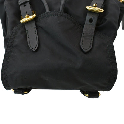 BURBERRY Technical Rucksack Nylon Backpack Bag Black