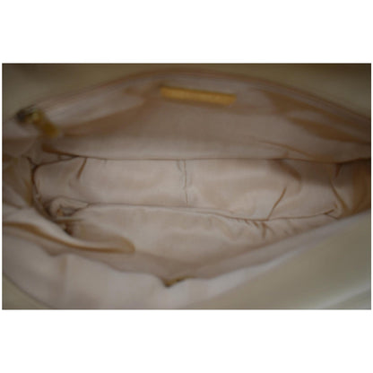 CHANEL 19 Large Lambskin Leather Shoulder Bag Nude