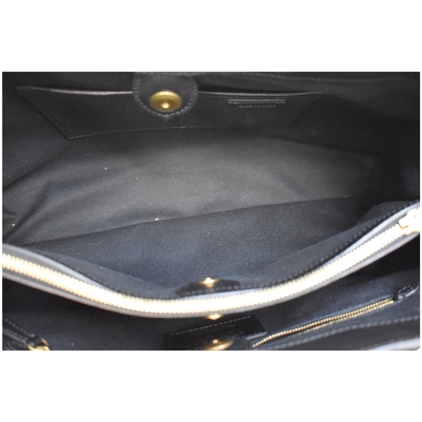 BURBERRY Large Banner Calfskin House Check Leather Tote Shoulder Bag Black