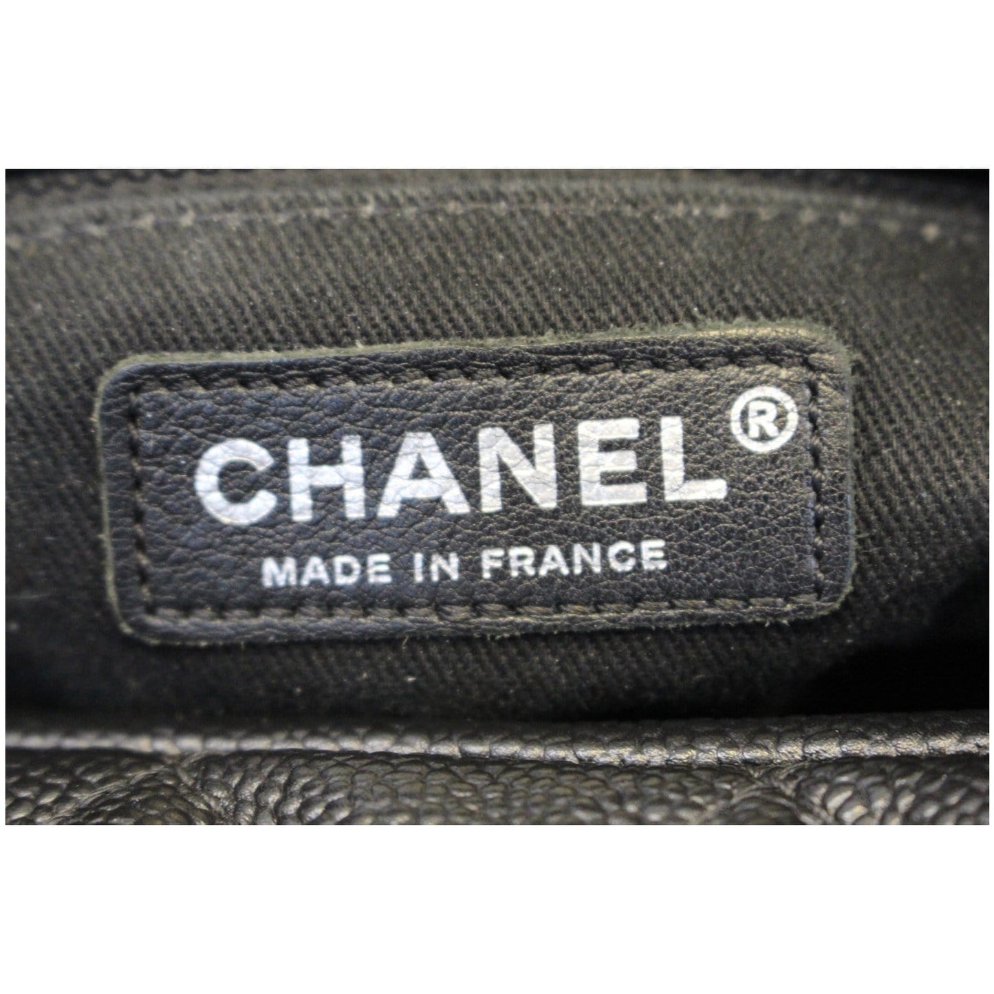 CHANEL Camera Case Quilted Caviar Leather Medium Flap Shoulder Bag