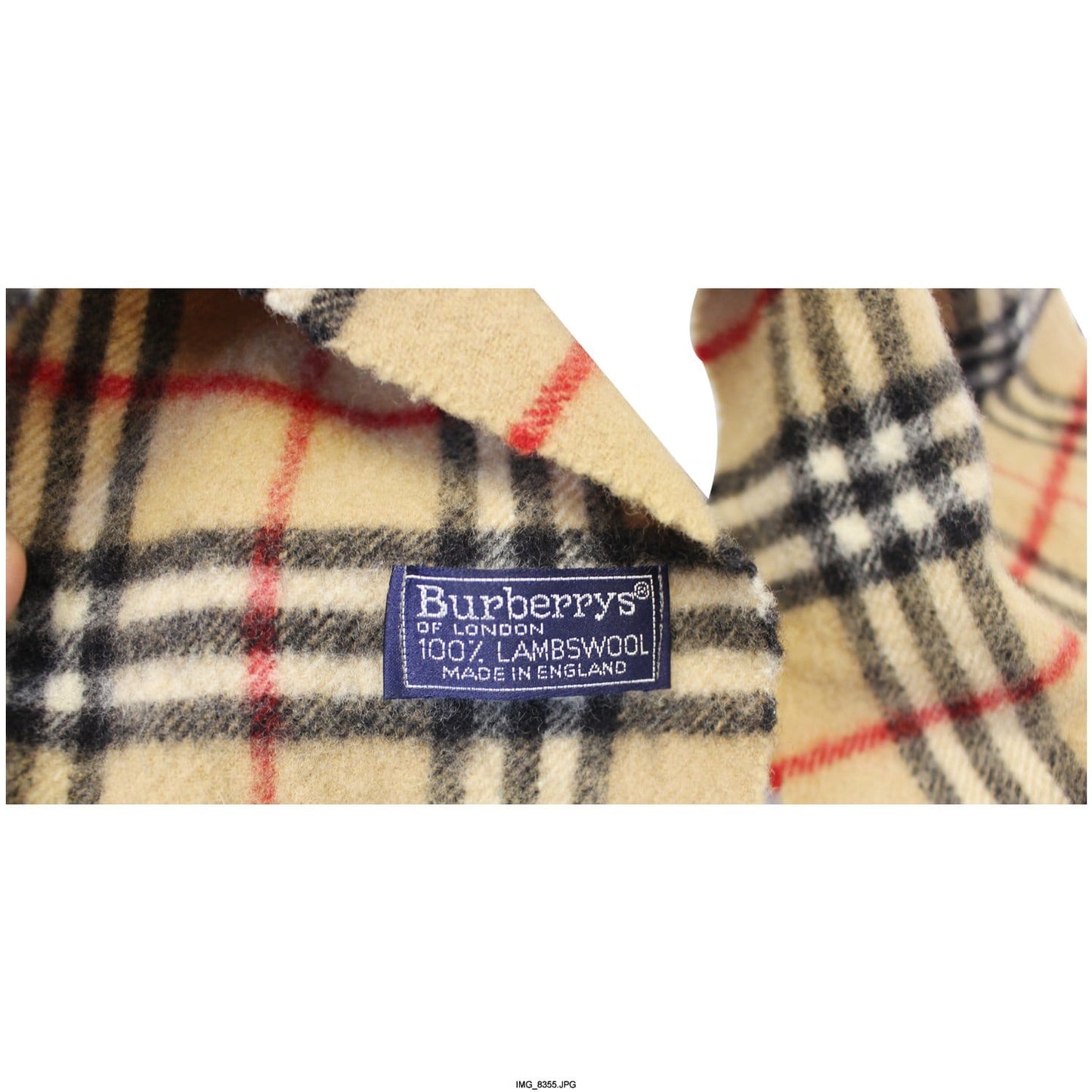 Burberry Nova Check Lambswool Scarf