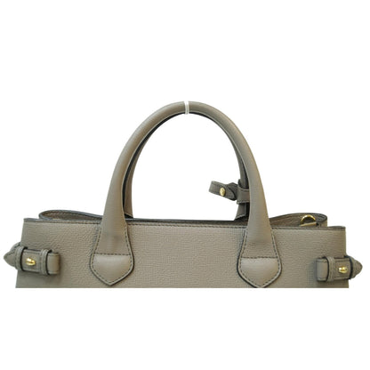 BURBERRY House Check Medium Banner Tote Bag Taupe