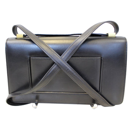 CELINE Bicolor Calfskin Leather Medium Case Shoulder Bag