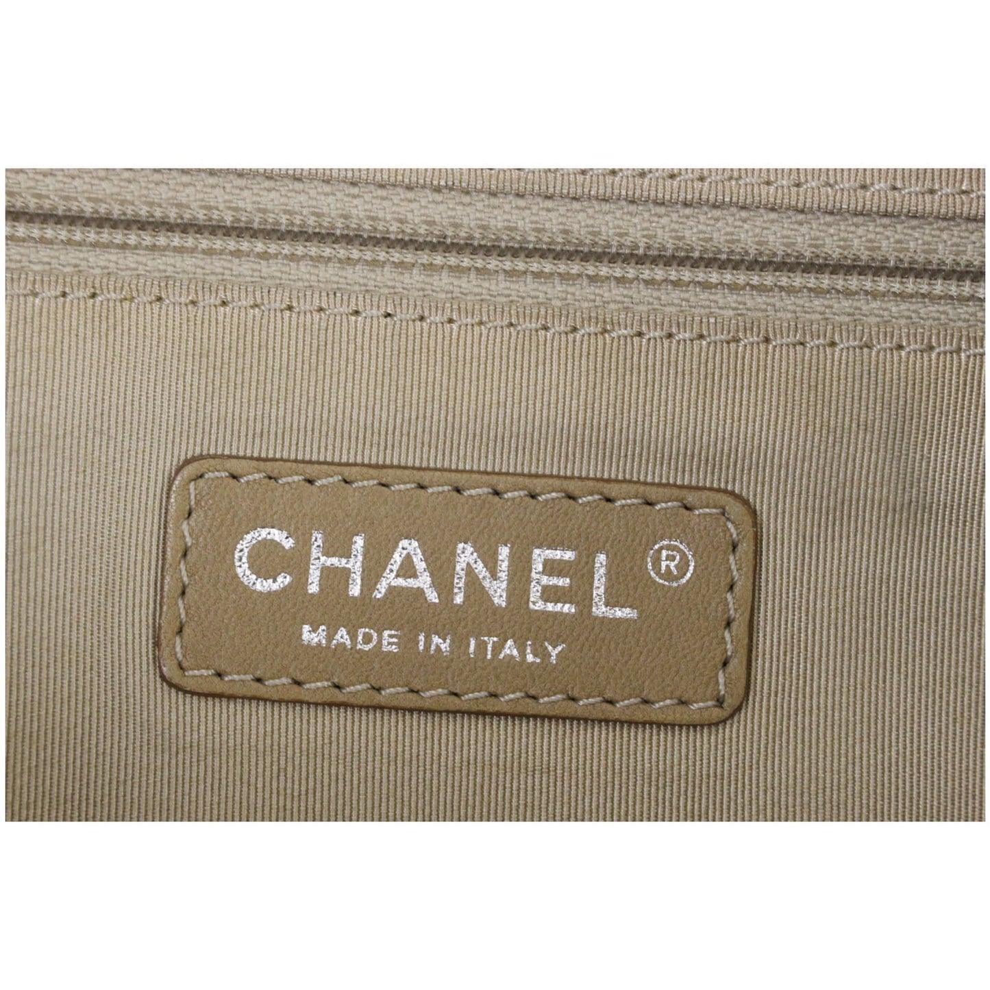CHANEL Black Quilted Caviar Leather Zip Around Tote Bag