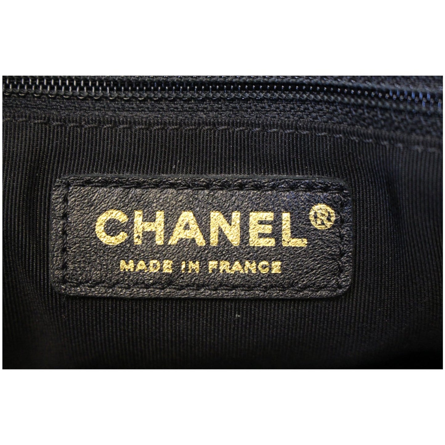 CHANEL Large Shopping Flap Shoulder Bag Black