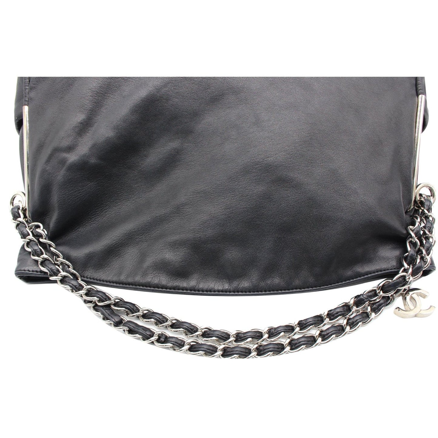 CHANEL Large Ultimate Soft Leather Hobo Bag Black