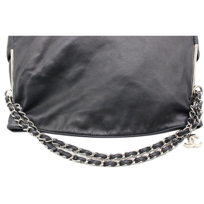 CHANEL Large Ultimate Soft Leather Hobo Bag Black