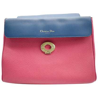 CHRISTIAN DIOR Be Dior Leather Flap Shoulder Bag Pink - 10% OFF