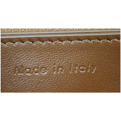 CELINE Medium Classic Box Calfskin Flap Crossbody Bag Brown