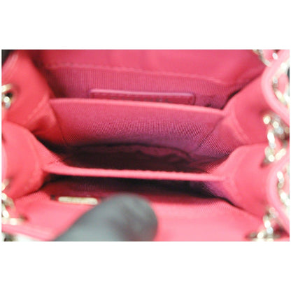 CHANEL O-Phone Holder Patent Leather Crossbody Bag Red - 15% OFF