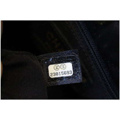 CHANEL Large Shopping Flap Shoulder Bag Black
